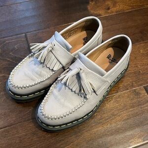 Dr Martens Adrianne tassel loafer in vintage taupe